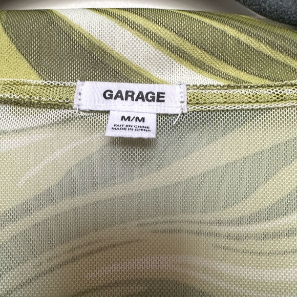 Garage Sheer Button Up Long Sleeve - Picture 4 of 4